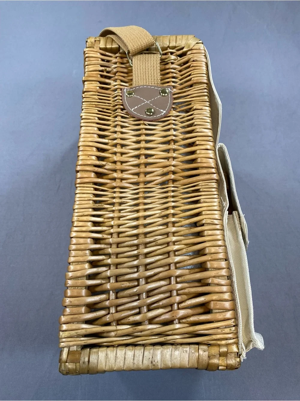 Picnic Time Wine and Cheese Basket with Wine and Cheese Tools